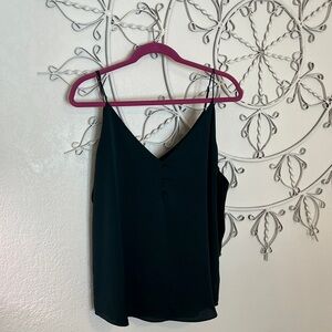 Express deep hunter green tank/blouse XL